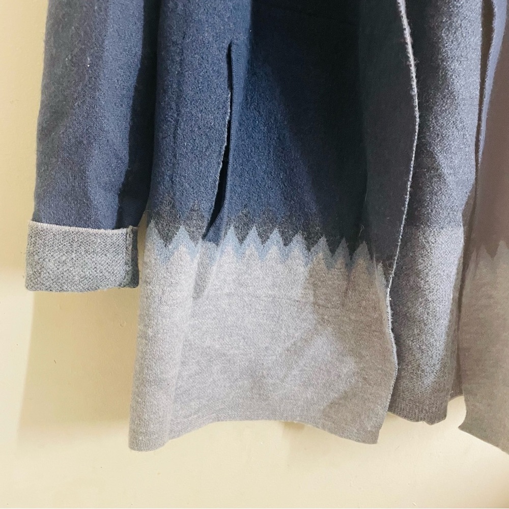 Toad & Co 100% Merino Wool Merritt Hooded Cardigan Blue Gray S - Picture 8 of 12